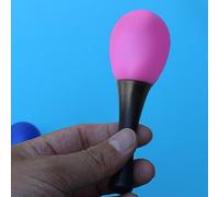 Bonbela Marakas Kids Holiday Party Shaker Rattle Hand Percussion Musical Instrument Educational Toys For Early Education(Pinkish)