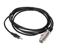 Bonbela Microphone 3 Pin Input Aux 17 x 13 x 1 10 ft 3 Pin XLR Male Female to 1 8.5 mm Male Stereo Jack Microphone Cable Cable