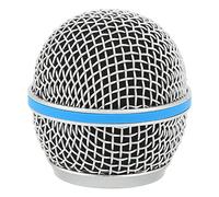 Bonbela Microphone Ball Head Mesh Grill Microphone Replacement Grille Stainless Steel Grille Microphone Ball Head Cover Replacement for Beta58A
