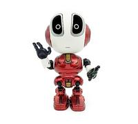 Bonbela Mini Robot Talking Toy, Alloy Intelligent Touch Control Recorded Conversation Charging Robot Kids Toys with LED Eyes for Kids with LED Eyes