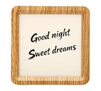 Bonbela Night Light White Noise Machine, Bluetooth Speaker with Ambient Lighting and Gentle Melodies, for Creating Calming Sleep Environment (Wood Grain)