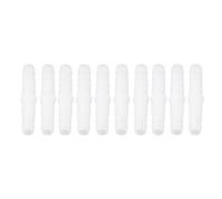 Bonbela Plastic Hose Barb Fitting 10Pcs PE Hose Barb Adapter Odorless Barbed Splicer Mender Joint with Smooth Surface for Pump Tubing Silicone Tubing Laboratory Food BEV (6-6mm Straight Through)