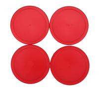 Bonbela Plastic Lightweight Goalies Ice Hockey Pushers Pucks Set Ice Hockey Pusher Pucks Set Replacement for Tables Game (Large Size 96mm)