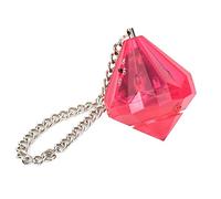 Bonbela Portable Self Defence Keychain Blue Snowflake Big Child Safety Alarm Emergency Self-Defence Alarm Key Chain 130Db