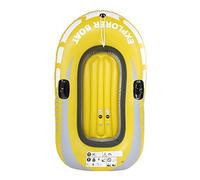 Bonbela PVC Inflatable Kayak Canoe 1 Person Rowing Air Boat Fishing Drifting Diving