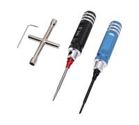 Bonbela RC Car Screw Set Fit for Axial SCX30 1/30 Crawler with Storage Case | M1/M1.4 Assorted Screws, 2.0mm PH Driver, H1.3 Hex Driver, Metal Construction, Organized Repair Kit for RC Hobbyists