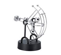 Bonbela Rotating Device, Desk Office Decoration, Physics Science Art Toy, Hemisphere Shape, Powered by 4 x AA Batteries, Made of High Quality Metal and Plastic