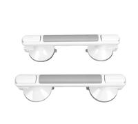 Bonbela Shower Grab Bar for Bathtub, Non Slip Suction Cup Handicap Safety | ABS Construction, 60 Kg Weight Capacity, Smooth Tile Glass Metal Installation, Ergonomic Curved Handle for Balance