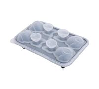 Bonbela Silicone Cat Ice Cube Mold, 4 Hole Large Tray for Whiskey Coffee | Silicone, Fun Party Drinks, Compatible with Whiskey and Iced Coffee, Dishwasher Safe, Slow-melting Cute Cubes