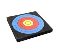 Bonbela Square EVA Target Stackable Portable 10 Ring Color Printing Archery Target Practice Target with Vibrant Colors for Indoor Outdoor Children's Bow