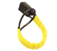 Bonbela Steering Wheel Lock with 2 Keys Anti Theft Universal Fit Belt Lock for Cars Vehicle SUV Cart