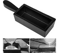 bonbo 100 oz Troy Ounce Gold Bar Loaf Cast Iron Ingot Mold Perfect for Custom Smelting Pouring Melting Casting Refining Gold Silver Copper Aluminum Brass Precious Metals, (B-2-1)