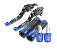 BONCAERT Brake Clutch Lever for Motorcycles Set for FZ1 FZ-1 FAZER 2001-2005 Motorcycle Accessories Brake Clutch Lever Knobs Handlebar Hand Grips Ends(Dd-k)