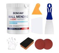 BONCART 8.6oz Drywall Patch Repair Kit - Professional All-in-1 Tool Set (Scrapers/Sandpaper/Texture Sponge/Gloves/Putty Knife) for Fast Wall Hole Repair