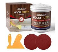 BONCART Wood Filler,Wood Putty,Wood Filler Paintable,Wood Repair Putty Stainable,9.87 Ounce White wood filler,Wood furniture repair kit,Quickly repair any broken and defective wooden furniture
