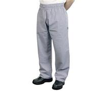 BonChef Men's Check Baggy Chef Trousers in Black | Size: XL BonChef Black XL