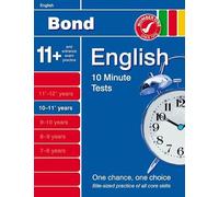 Bond 10 Minute Tests 10 - 11 years English