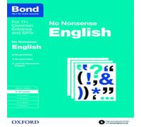 Bond 11+ Bond: English: No Nonsense Paperback Book Bond 11+ Multicolor