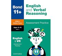 Bond 11+ CEM English & Verbal Reasoning Assessment Papers 9-10 Years (now Cambridge Select Insight) (Bond CEM)