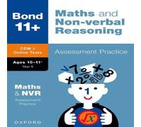 Bond 11+ CEM Maths & Non-verbal Reasoning Assessment Papers 10-11+ Bond 11+ Multicolor