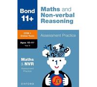 Bond 11+: Bond 11+ CEM Maths & Non-verbal Reasoning Assessment Papers 10-11+ Years: (Bond 11+)