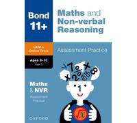 Bond 11+ CEM Maths & Non-verbal Reasoning Assessment Practice 9-10 Years (for Cambridge Select Insight)