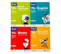 Bond 11+ English 4 Books Set Ages 6-7 Inc Assessment and Tests