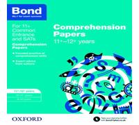 Bond 11+ : English: Comprehension Papers Paperback Book Bond 11+ Multicolor
