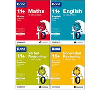 Bond 11+ – 10 Minute Tests – Maths, English, Verbal & Non‑verbal Reasoning (8-9)