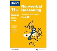 Bond 11+: Non-verbal Reasoning: Standard Test Papers: Ready for the 2024 exam: Pack 1 (Bond 11+)