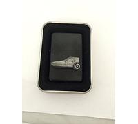 Bond Bug 3D flip top petrol lighter windproof BLACK refillable ref33
