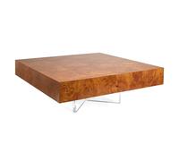 Bond Cocktail Table - Burled Mappa Wood
