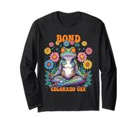 Bond Colorado USA Whimsical Frog Zen Nice Design Long Sleeve T-Shirt