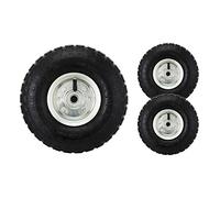 Bond Hardware® Set of 2 - 10" Pneumatic Wheels For Sack Trucks / Trolleys / Wheelbarrows
