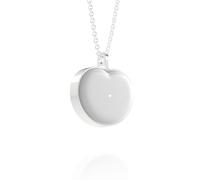 Bond Heart - Store and Feel Heartbeat Necklace - Romantic, Heartfelt and Unique Gift. Ideal for Valentines Day (White)