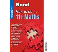 Bond How To Do 11+ Maths