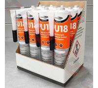 Bond it 12 Tubes Of Pu18 Polyurethane Adhesive Sealant Grey 310Ml Tube