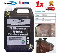 Bond It 5L Silicone Ultra Waterseal Brick & Masonry Water Repellent Seal Render