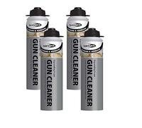 4 x Bond It 500ml Expanding PU Foam Gun Cleaner Contractors Grade Fluid Clean