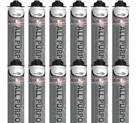 Bond It All Purpose Gun Grade PU Expanding Foam Filler 12 Pack (750ml Each) - B3 Fill and Fix Insulation Foam Filler for Gaps, Windows, Doors, and Framework Installation