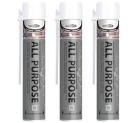 Bond It B3 All Purpose Expanding PU Foam 3 Pack (750ml Each) - Polyurethane Expanding Foam Filler Spray with Nozzle for Gap Filling, Insulating, Sealing, and Fixing Walls, Doors, and Windows