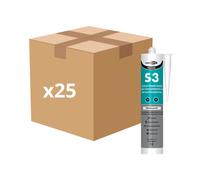 Bond-It Bds3T S3 Premium Sanitary Silicone Sealant 285Ml Translucent (Box Of 25) BOND-BDS3T-25
