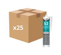Bond-It Bds3Wh S3 Premium Sanitary Silicone Sealant 285Ml White (Box Of 25) BOND-BDS3WH-25