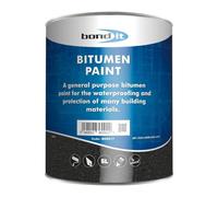 Bond It Bitumen Paint - Black, 5L | General Purpose Waterproof Bituminous Paint | Coating for Metal - Concrete - Wood & Roofing | Weatherproof & Anti-Corrosive Sealant for Outdoor Surfaces