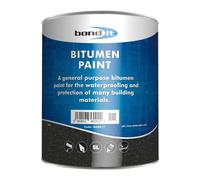 Bond It Bitumen Paint - Black, 5L | General Purpose Waterproof Bituminous Paint | Coating for Metal - Concrete - Wood & Roofing | Weatherproof &