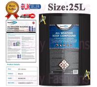 Bond it Bond-It All Weather Roofing Compound Bitumen Coating Waterproof Sealer Seal 25L