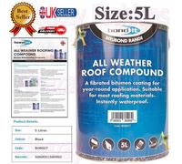 Bond it Bond-It All Weather Roofing Compound Bitumen Coating Waterproof Sealer Seal - 5L