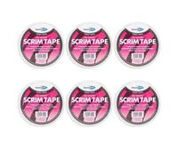 Bond it Bond-It Scrim Tape 48mm X 90M - Fiberglass Mesh For Strength - Pack Of 6