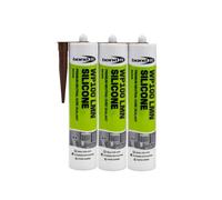 Bond it Bond-It Wp100 Neutral Silicone Sealant (3 Pack) - Brown