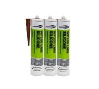 Bond it Bond-It Wp100 Neutral Silicone Sealant (3 Pack) - Rosewood